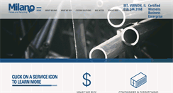 Desktop Screenshot of milanometals.com